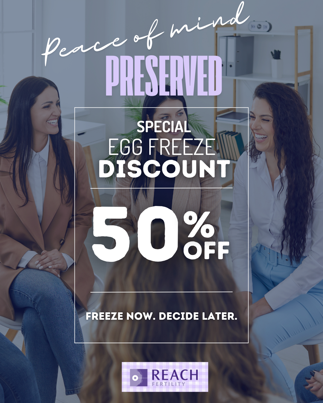 Freeze now.  Decide later.